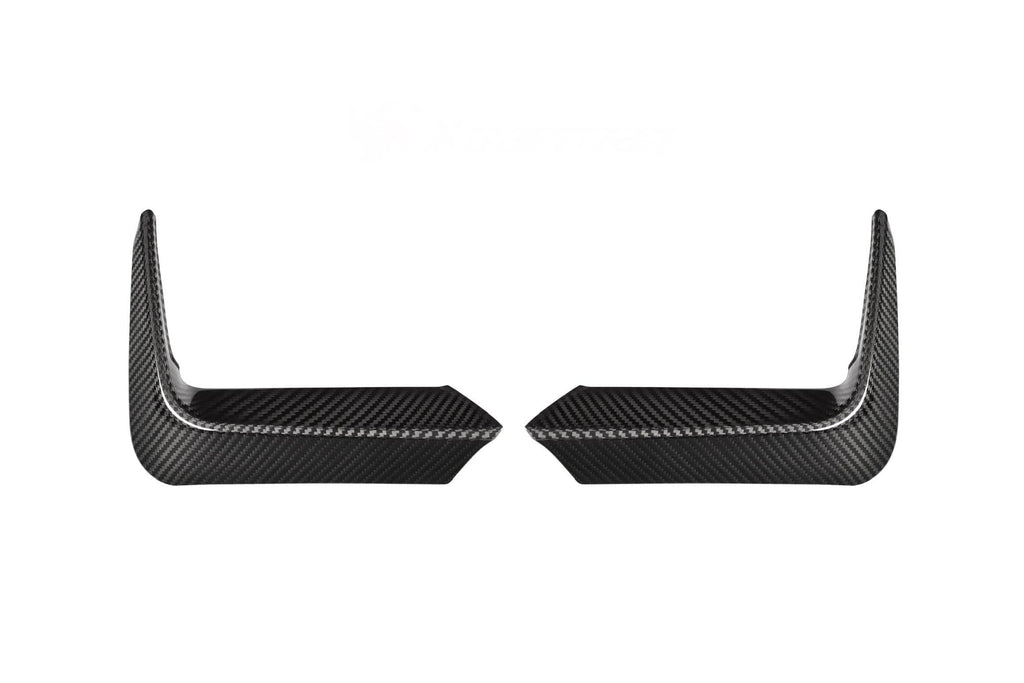 F8X Dry Carbon Fiber Rear Bumper Splitters