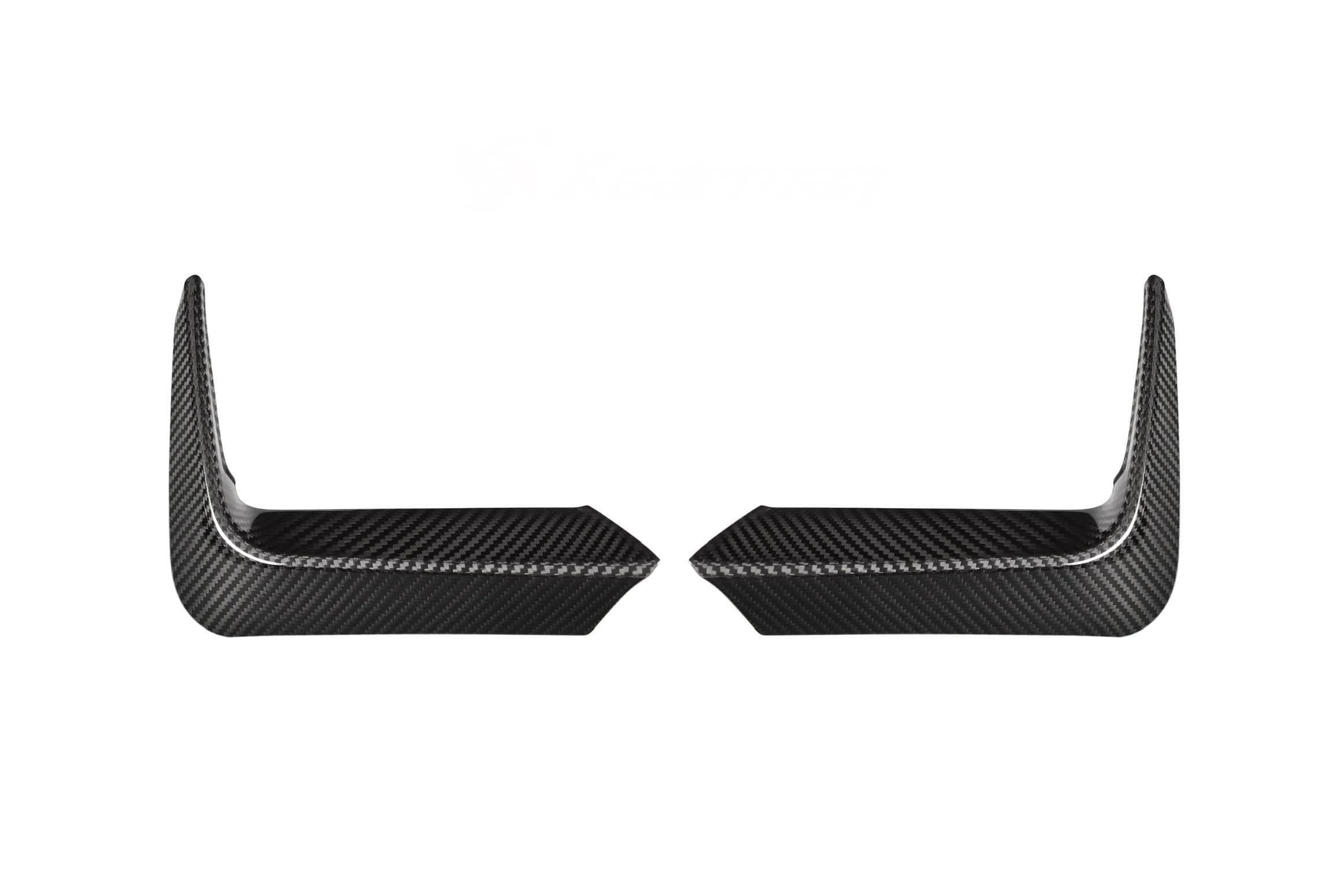 F8X Dry Carbon Fiber Rear Bumper Splitters