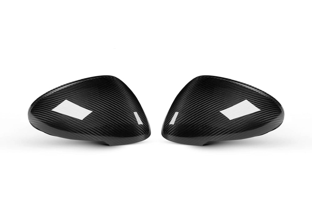 Macan 95B OEM Style Dry Carbon Fiber Mirror Cap With or Without Lane Assist