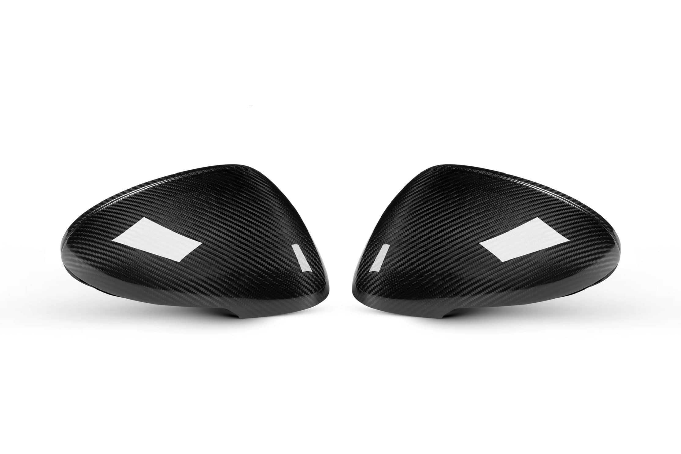Macan 95B OEM Style Dry Carbon Fiber Mirror Cap With or Without Lane Assist
