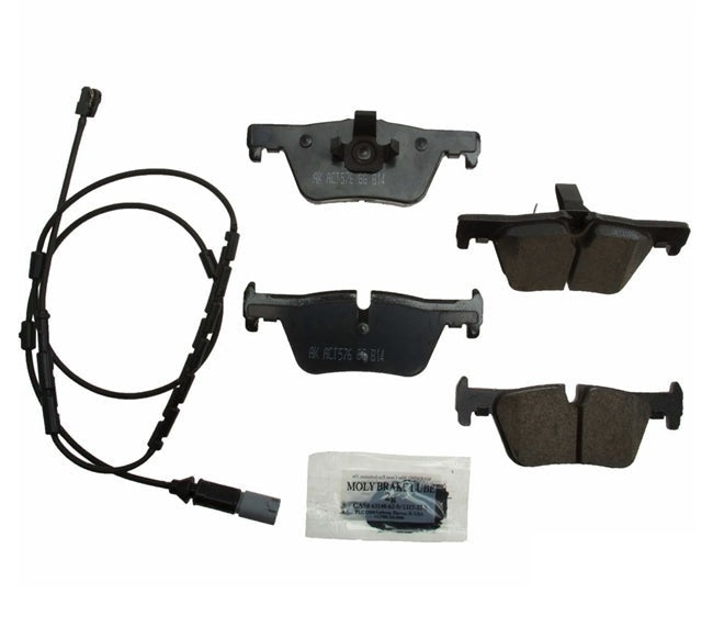 BMW F30 3-Series Rear Ceramic Brake Pad Set By Akebono 34216850570 or 34206873094