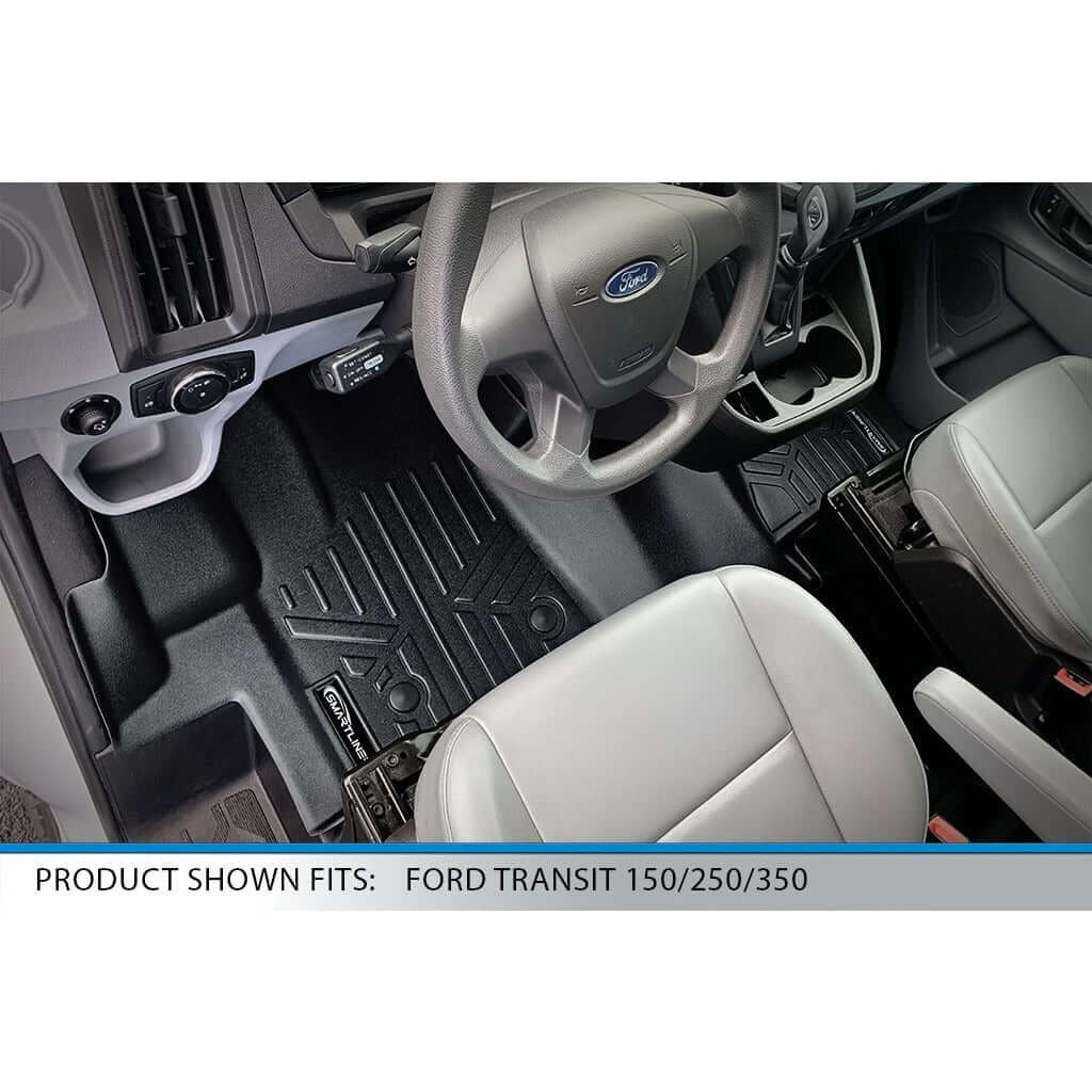 SMARTLINER Floor Liners for 2015-2019 Ford Transit 150/250/350 (No Transit Connect)
