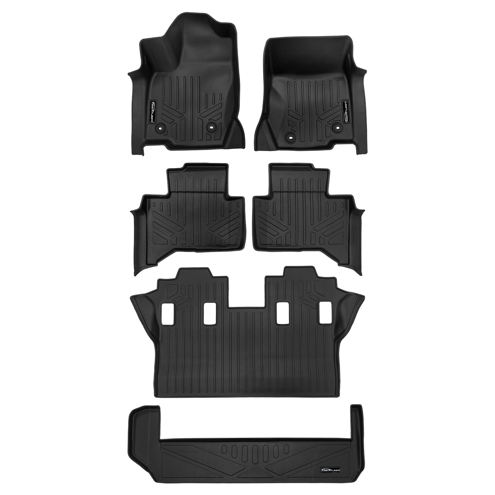 SMARTLINER Floor Liners for 2024 - 2026 Lexus GX (7 passenger models)