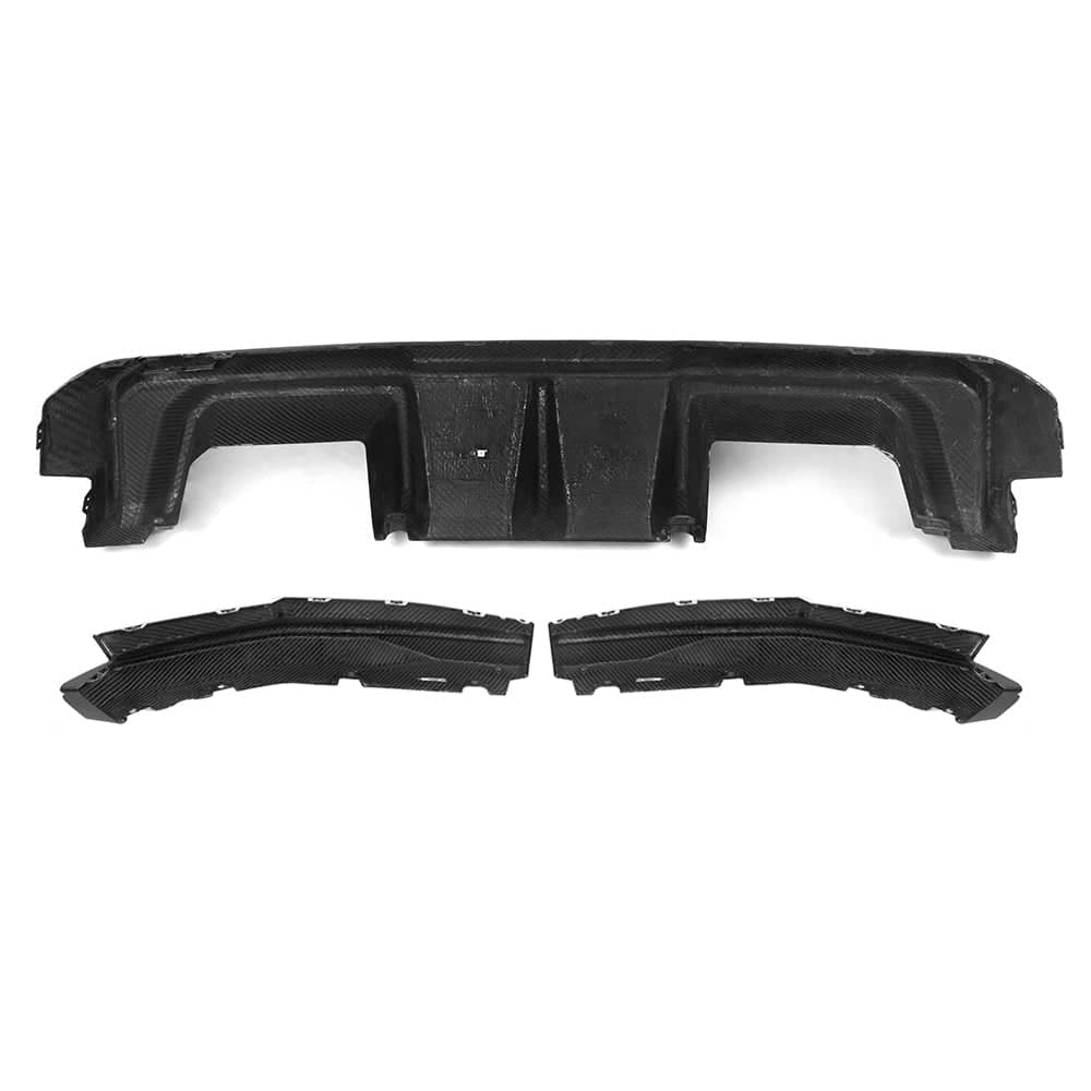 G8X SQ-B Style Dry Carbon Fiber Rear Diffuser Set