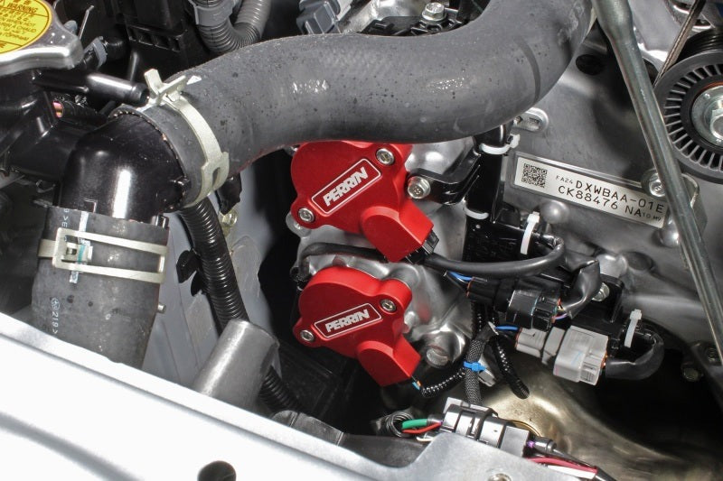 PERRIN Cam Solenoid Cover - Red 2013-2025 Subaru BRZ / Scion FR-S / Toyota 86 & GR86