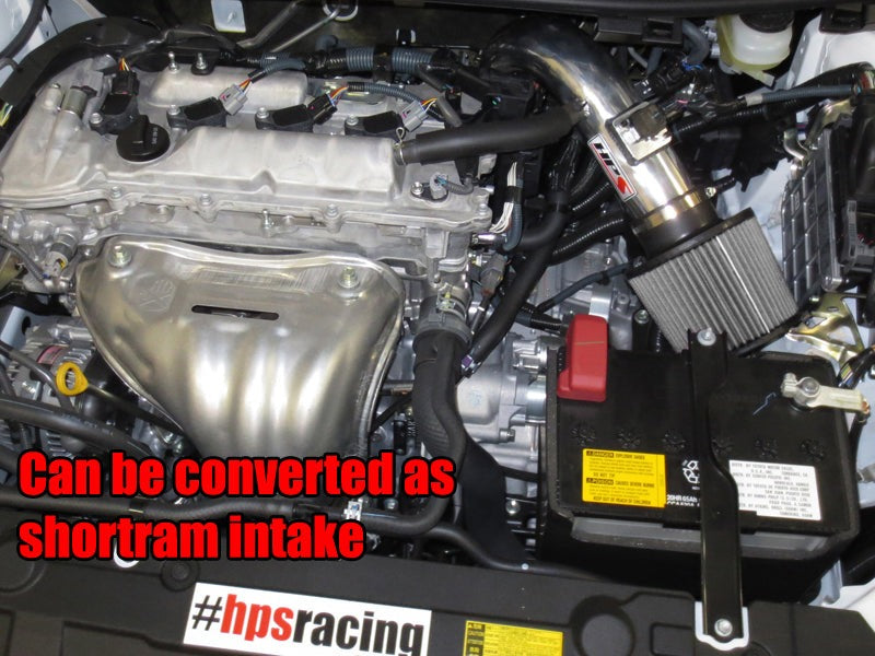 HPS Cold Air Intake Kit 2011-2016 Scion tC 2.5L, Converts to Shortram, 837-508