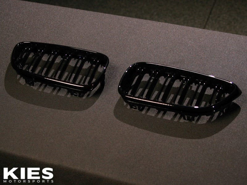Kies Motorsports Dual Slat Black Black Kidney Grille for F22 2 Series