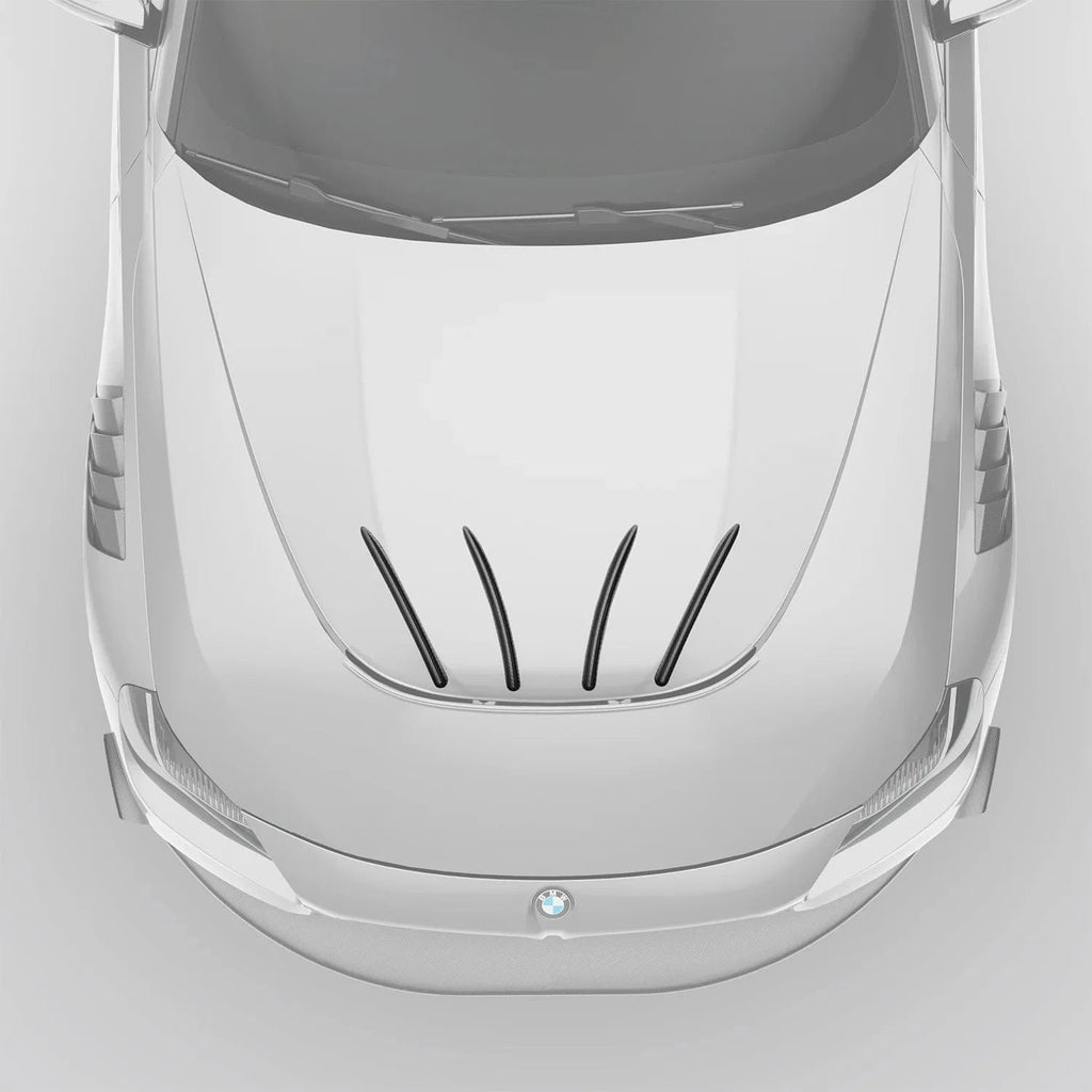 Revozport BMW M2 G87 Carbon Fiber Hood Strakes