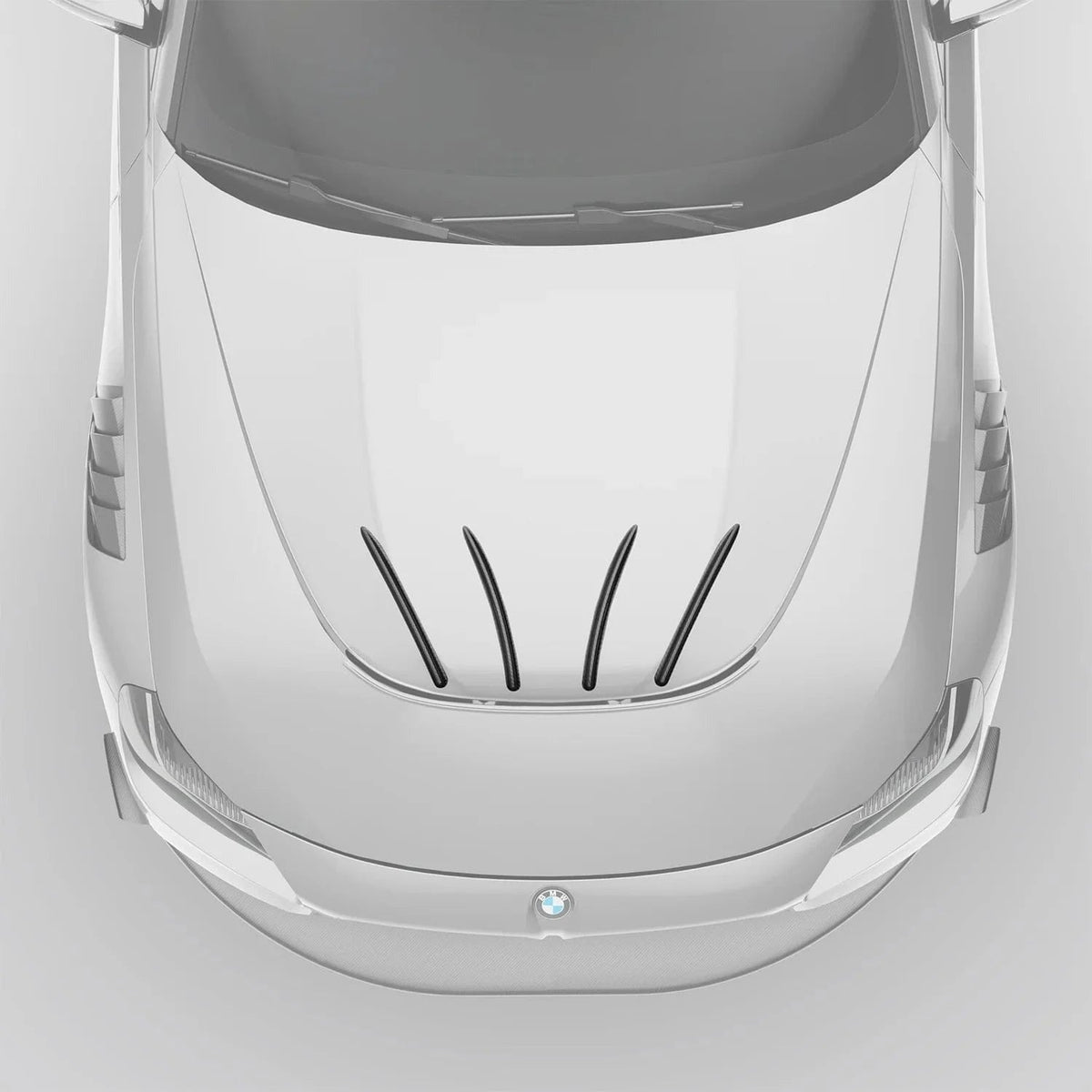 Revozport BMW M2 G87 Carbon Fiber Hood Strakes