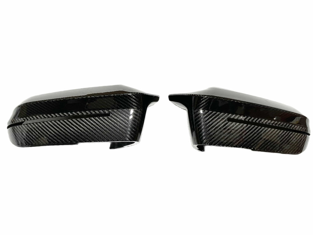 Kies Carbon Fiber M-Style Mirror Caps for BMW G90 M5
