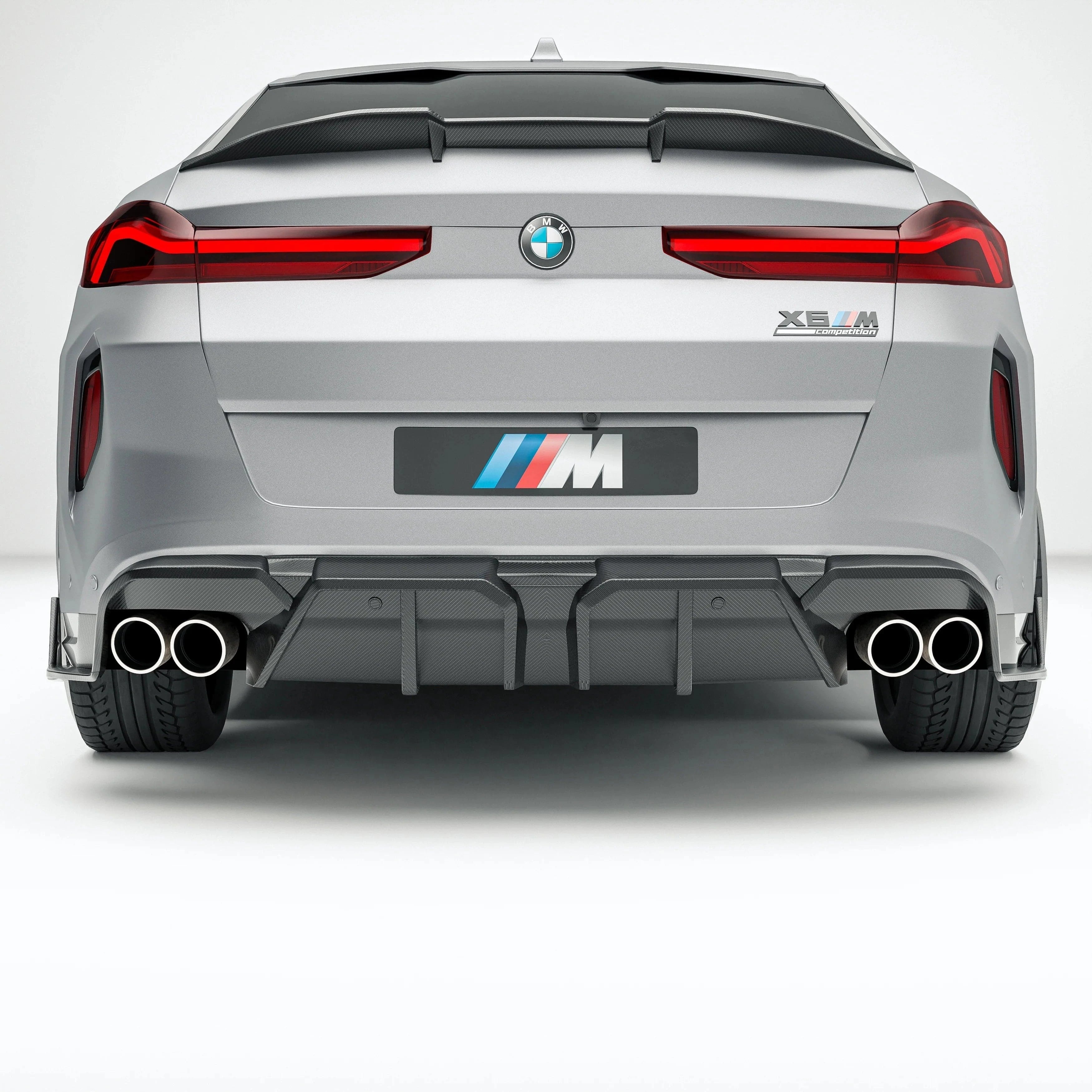 Revozport Carbon Fiber Rear Diffuser for BMW X6M F96 LCI (2023+)