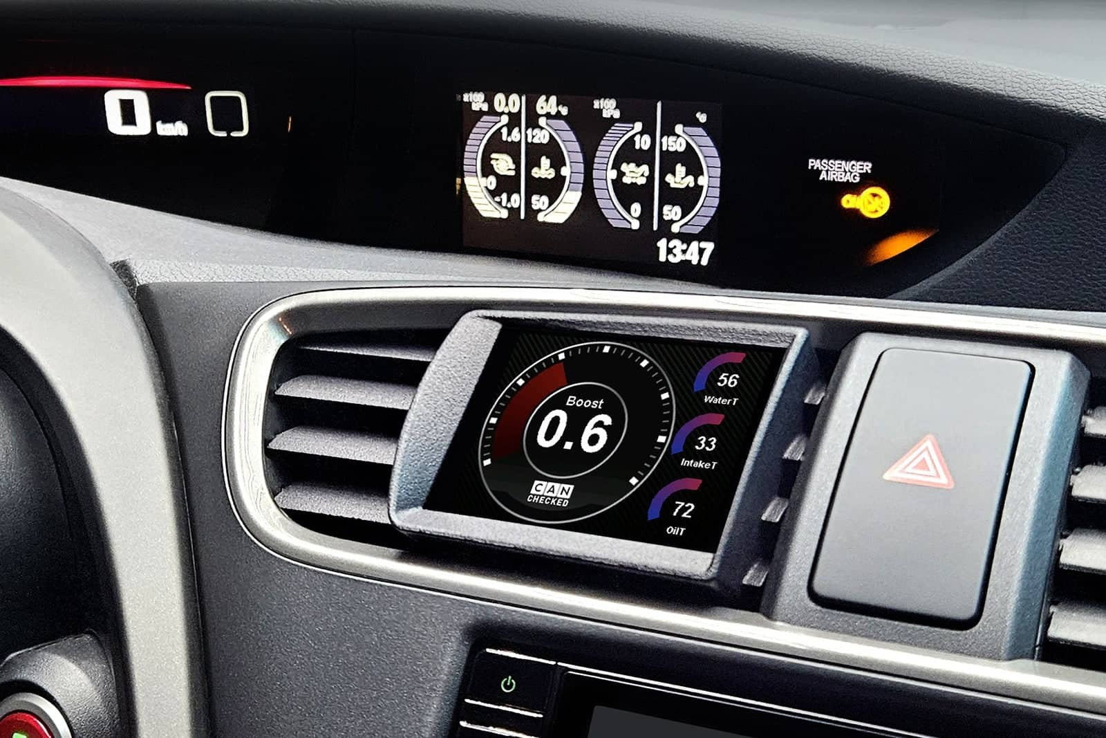 CANchecked Honda FK2 Civic MFD32 Multi Function Display | 3.2" Gen2 (LHD)