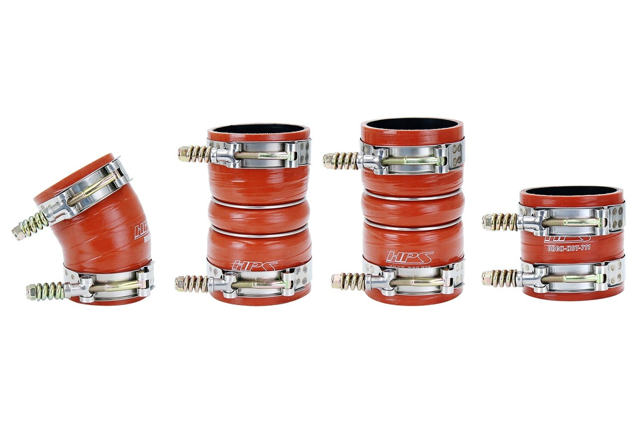 HPS Silicone Intercooler Hose Boots Kit Ford 2003-2004 F450 Superduty 6.0L PowerStroke Diesel, 57-1538