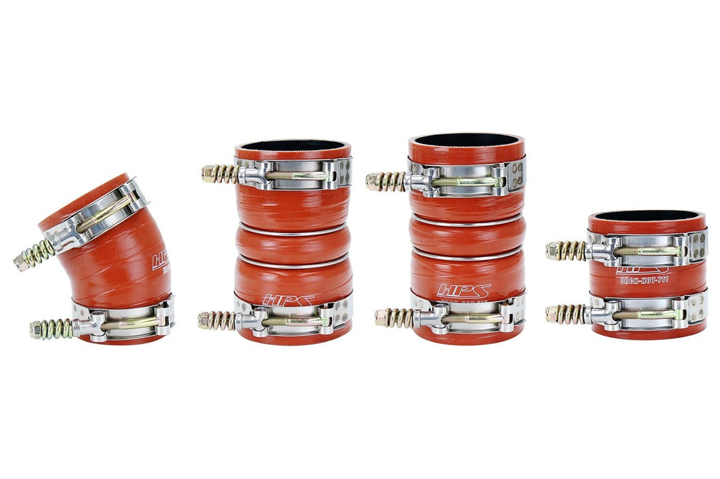 HPS Silicone Intercooler Hose Boots Kit Ford 2003-2004 F450 Superduty 6.0L PowerStroke Diesel, 57-1538