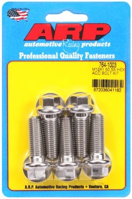 ARP M12 x 1.50 x 35 SS Hex Bolts (Set of 5)