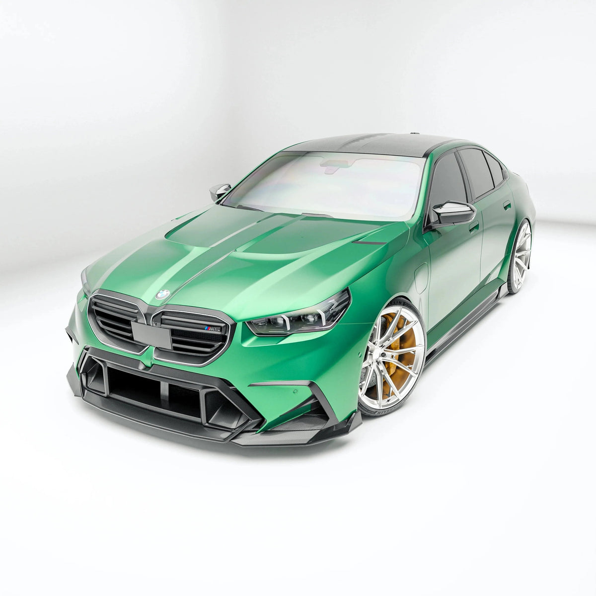 Revozport Carbon Fiber Front Lip for BMW G90 M5 2025+