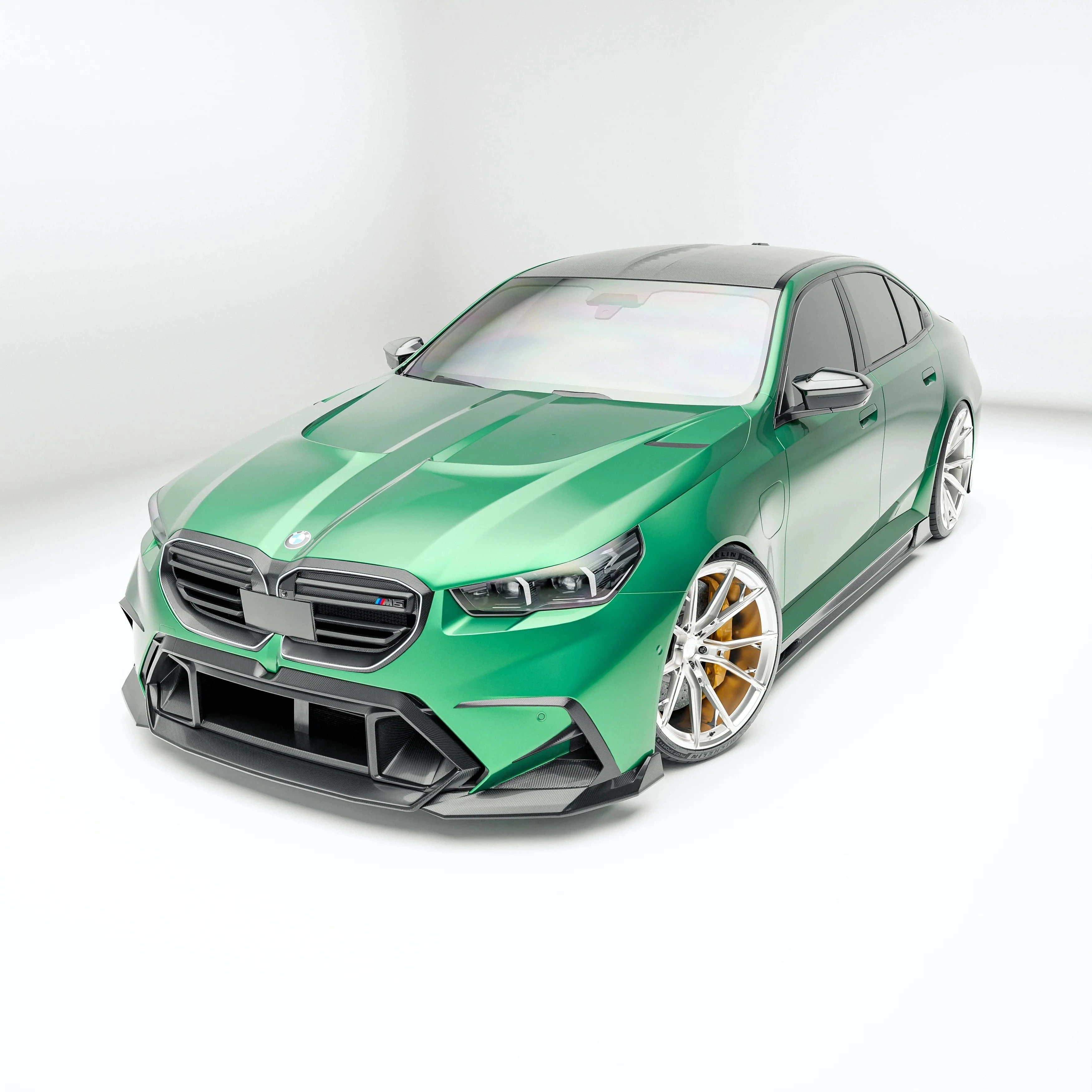 Revozport Carbon Fiber Front Lip for BMW G90 M5 2025+