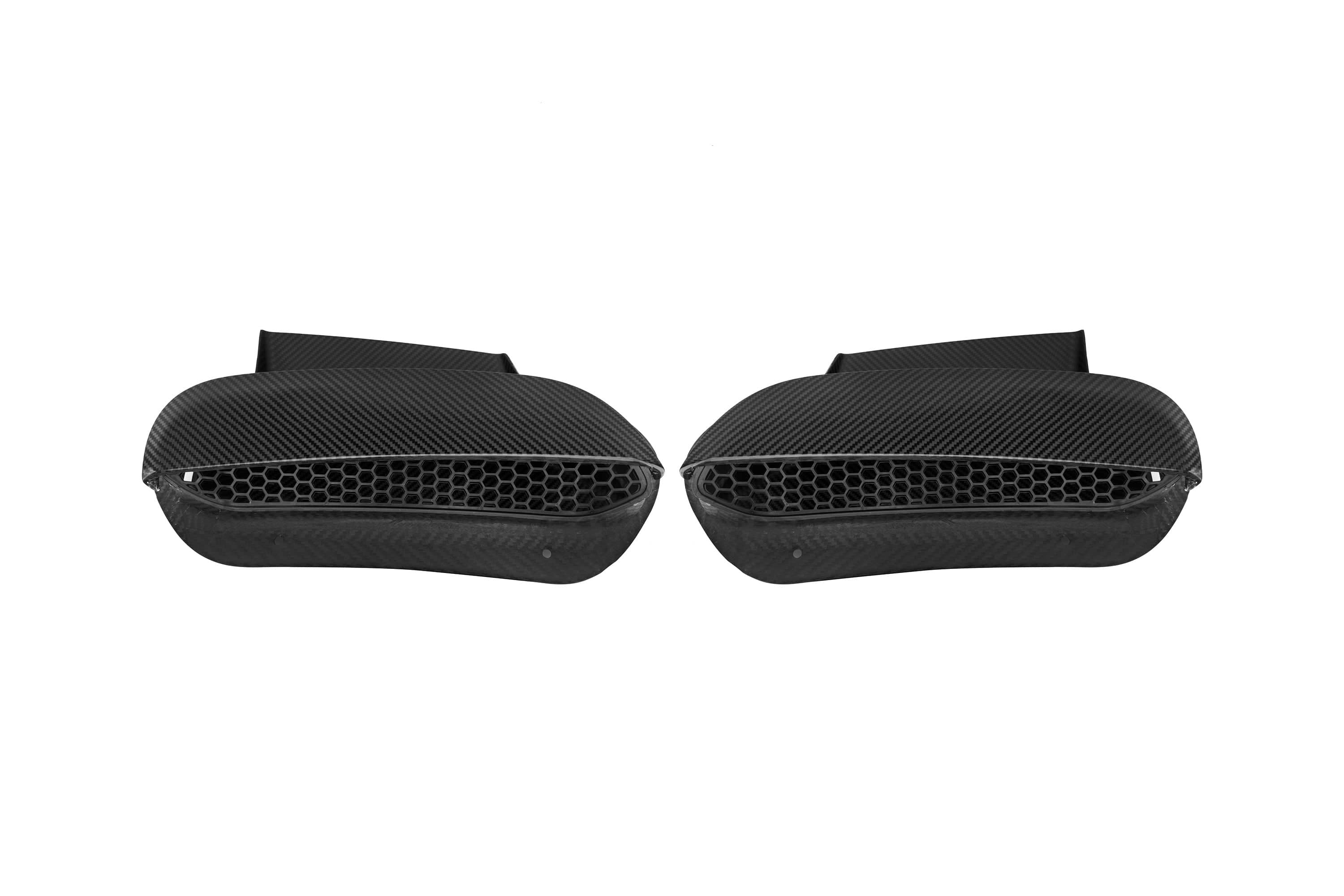 G90 M5 SQ Style Dry Carbon Fiber Vented Hood Inlet and Trim