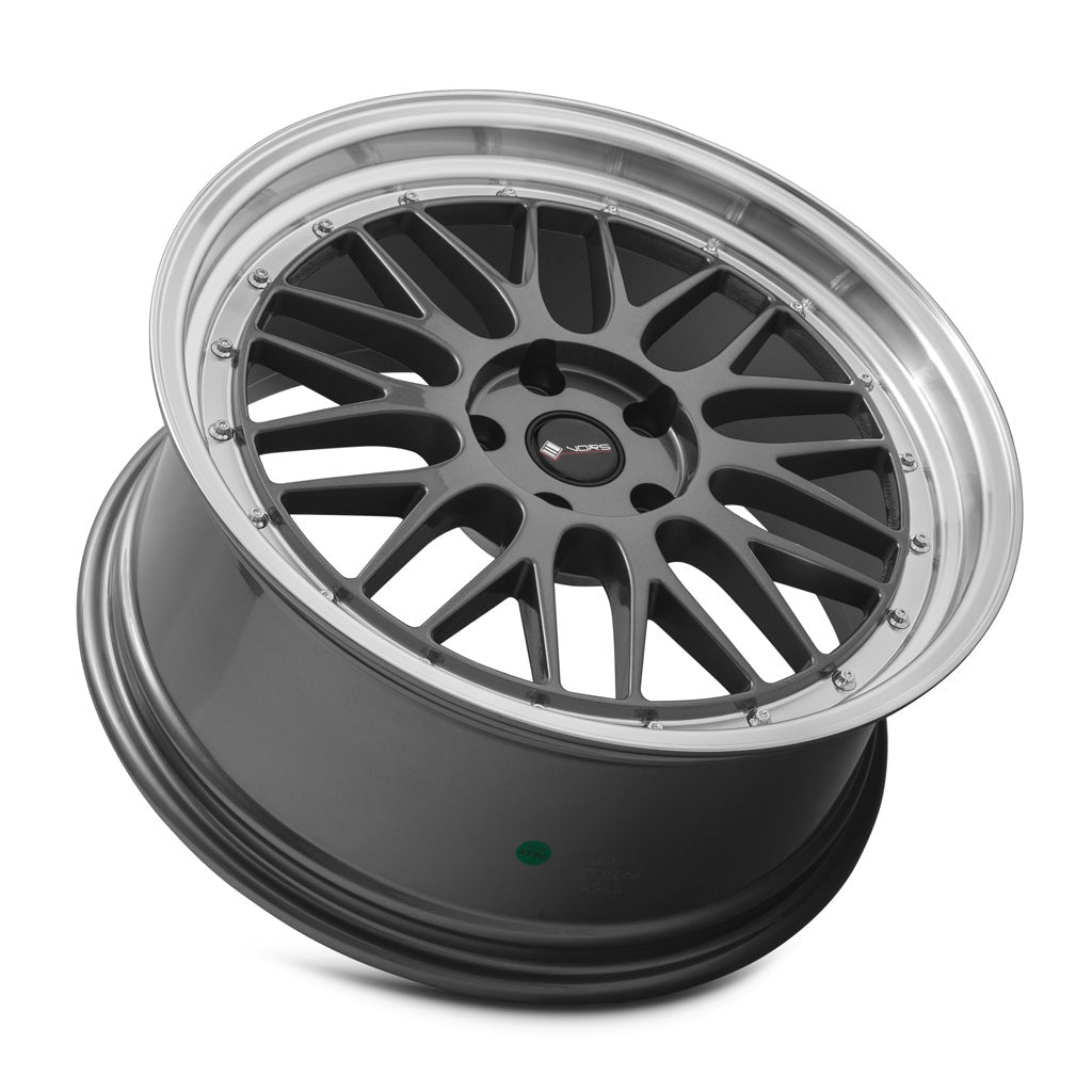 VORS VR8 18" 4x100 Hyper Black Machined Lip