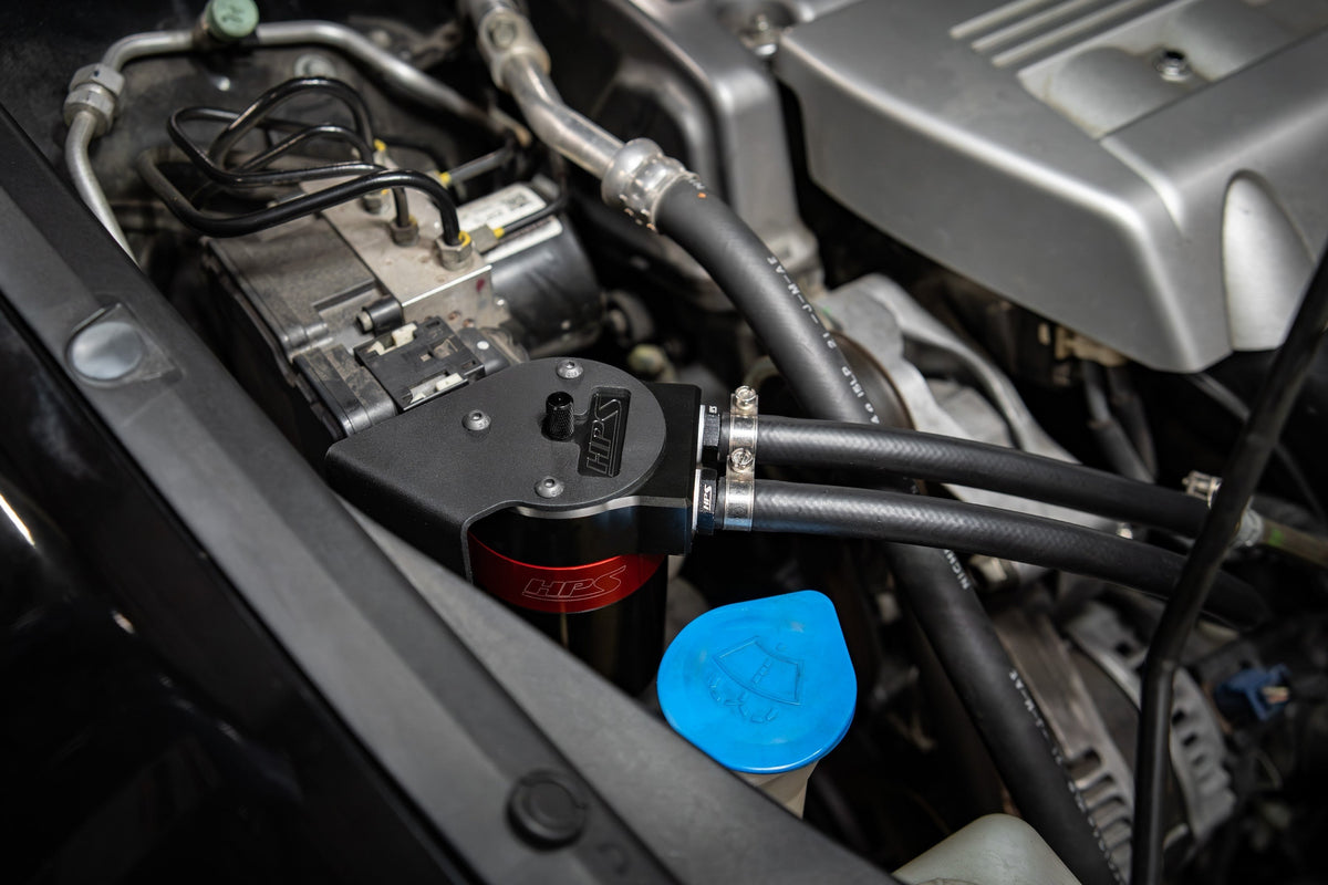 HPS Aluminum Oil Catch Can Kit 2009-2014 Acura TSX 2.4L, 860-013, Open Box