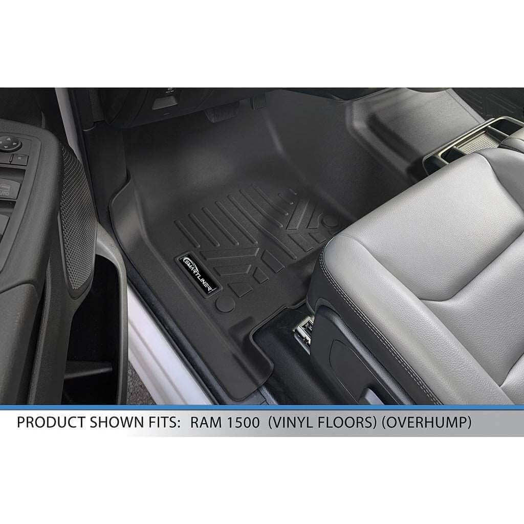 SmartCoverageTM Floor Liners For 2019 - 2024 Ram 1500 Crew Cab Vinyl (1st Row Bench)