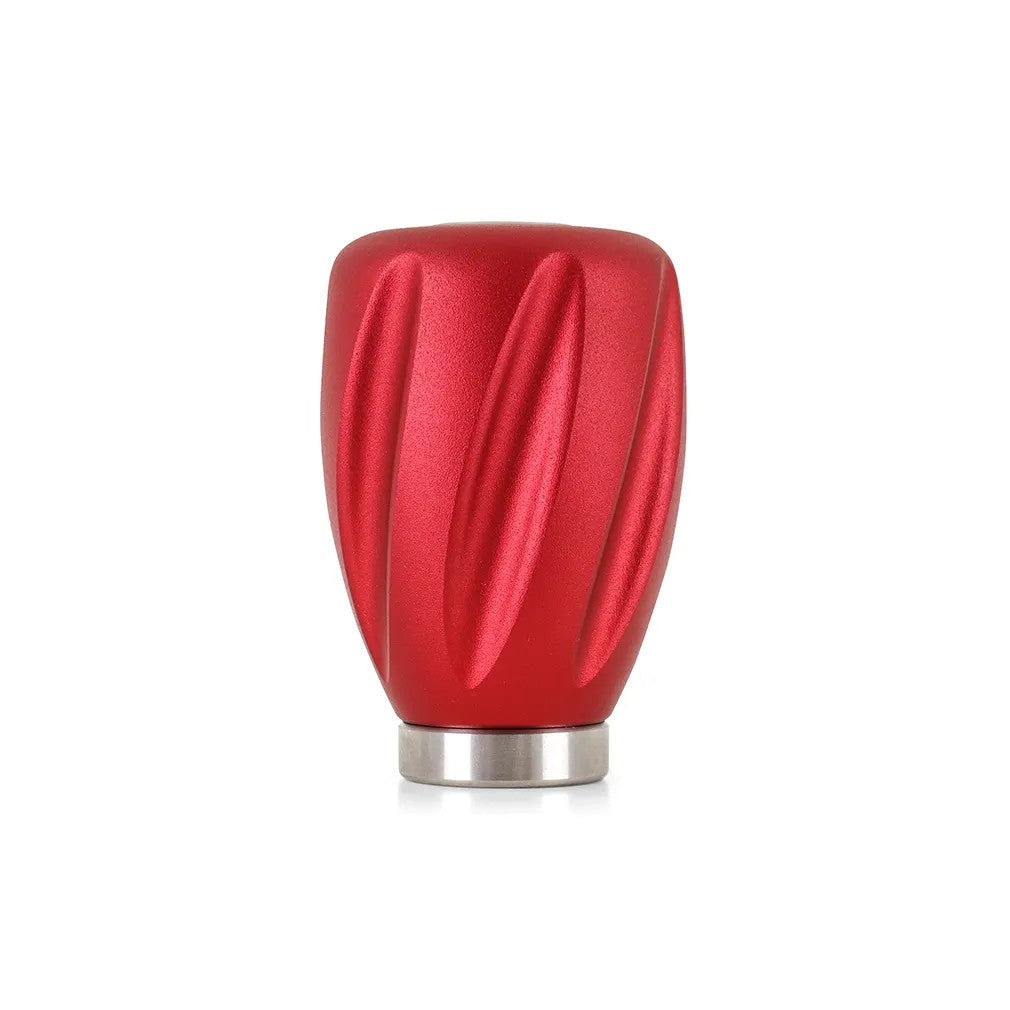 Mishimoto Steel Core Twist Shift Knob Red Aluminum - Universal