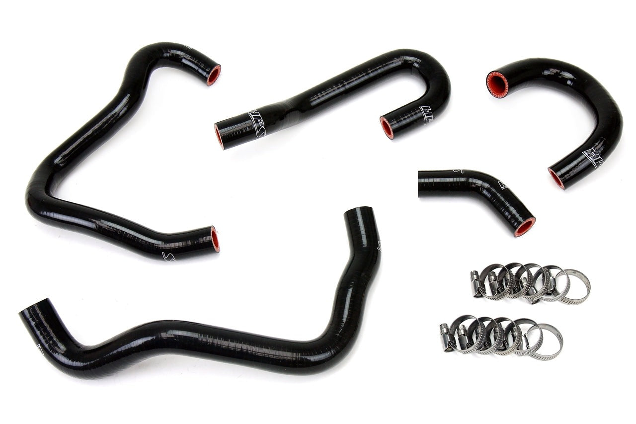 HPS Black Reinforced Silicone Heater Hose Kit Honda 00-05 S2000