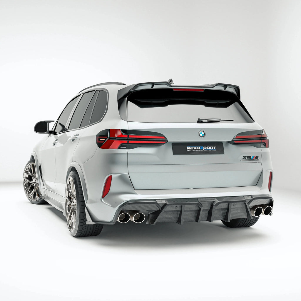 Revozport Carbon Fiber Rear Diffuser for BMW X5M F95 LCI (2023+)