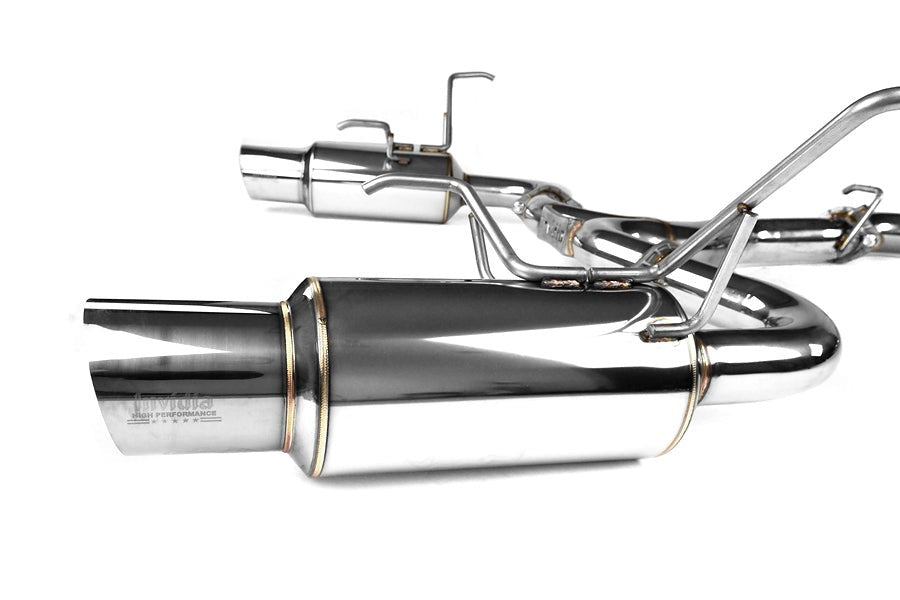 Invidia Dual N1 Resonated Exit Exhaust (Polished) - 2008-2014 Subaru WRX / STI (Sedan Only) / 2009-2014 Forester XT