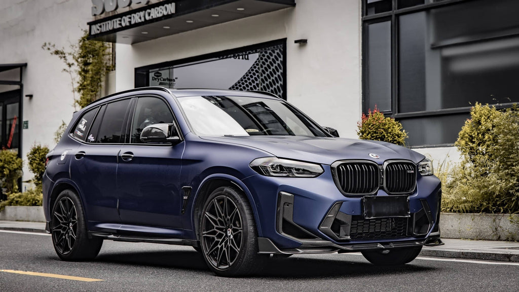 F97 X3M LCI SQ Style Dry Carbon Front Lip