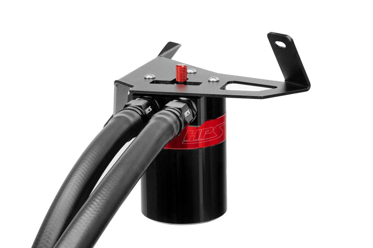 HPS Performance Aluminum Oil Catch Can Kit 2021-2026 Subaru Crosstrek 2.5L H4, 860-029