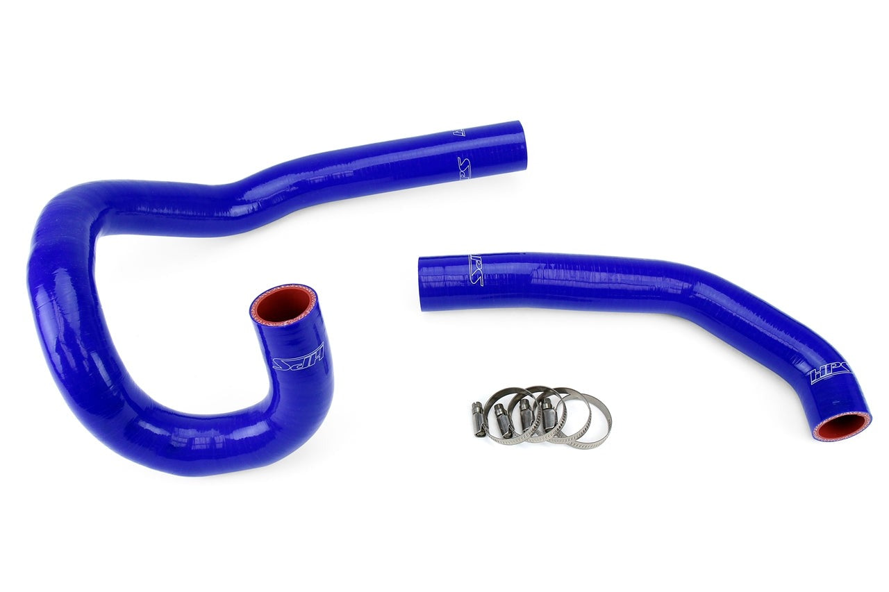 HPS Silicone Radiator Coolant Hose Kit Toyota 1986-1992 Supra MK3 Turbo & NA with 7MGE / 7MGTE, Blue, 57-1205-BLUE