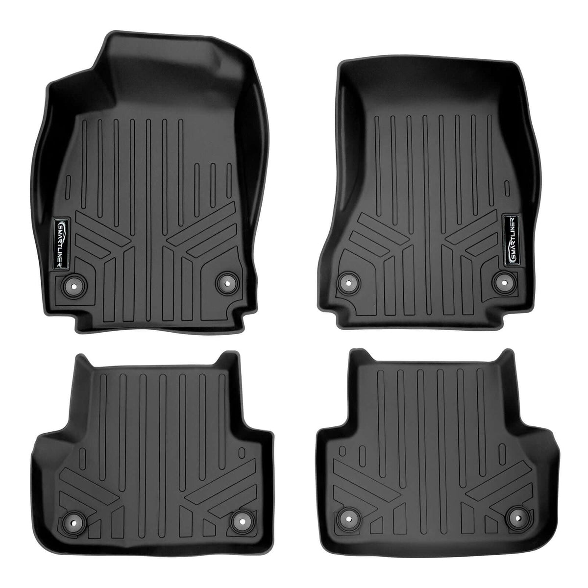 SMARTLINER Floor Liners for 2017-2025 Audi A4 Sedan (non-all road models)/ S4
