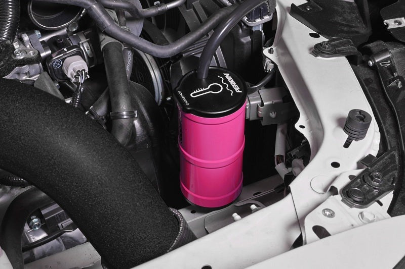 PERRIN Coolant Overflow Tank - Hyper Pink 2002-2025 Subaru WRX / 2004-2021 STI / 2013-2026 BRZ/GR86/FRS/86