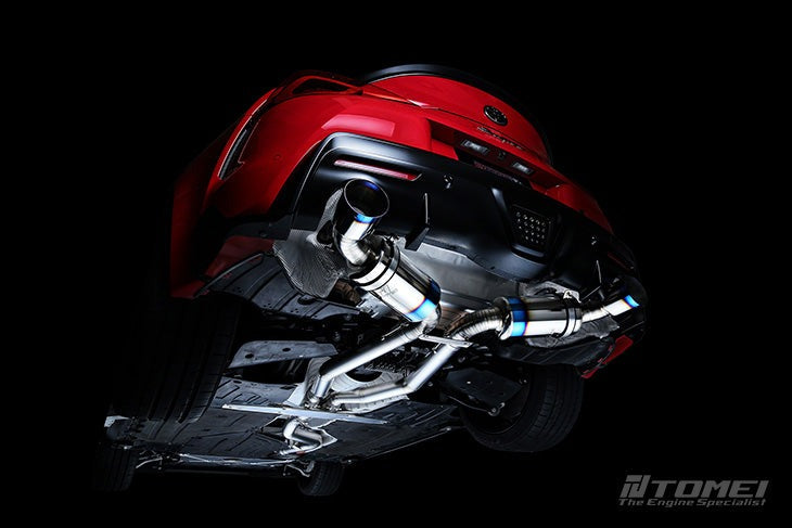 Tomei Dual Exit Full Titanium Expreme Ti Exhaust Muffler Kit (Type-D) - 2020-2024 Toyota GR Supra