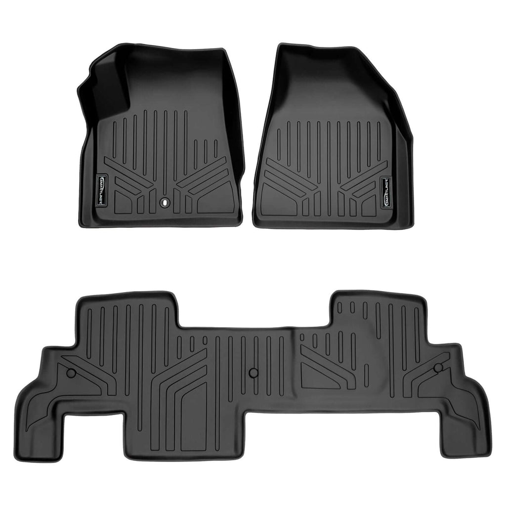 SMARTLINER Floor Liners for Traverse/Enclave/Acadia/Outlook ((2nd Row Bench))