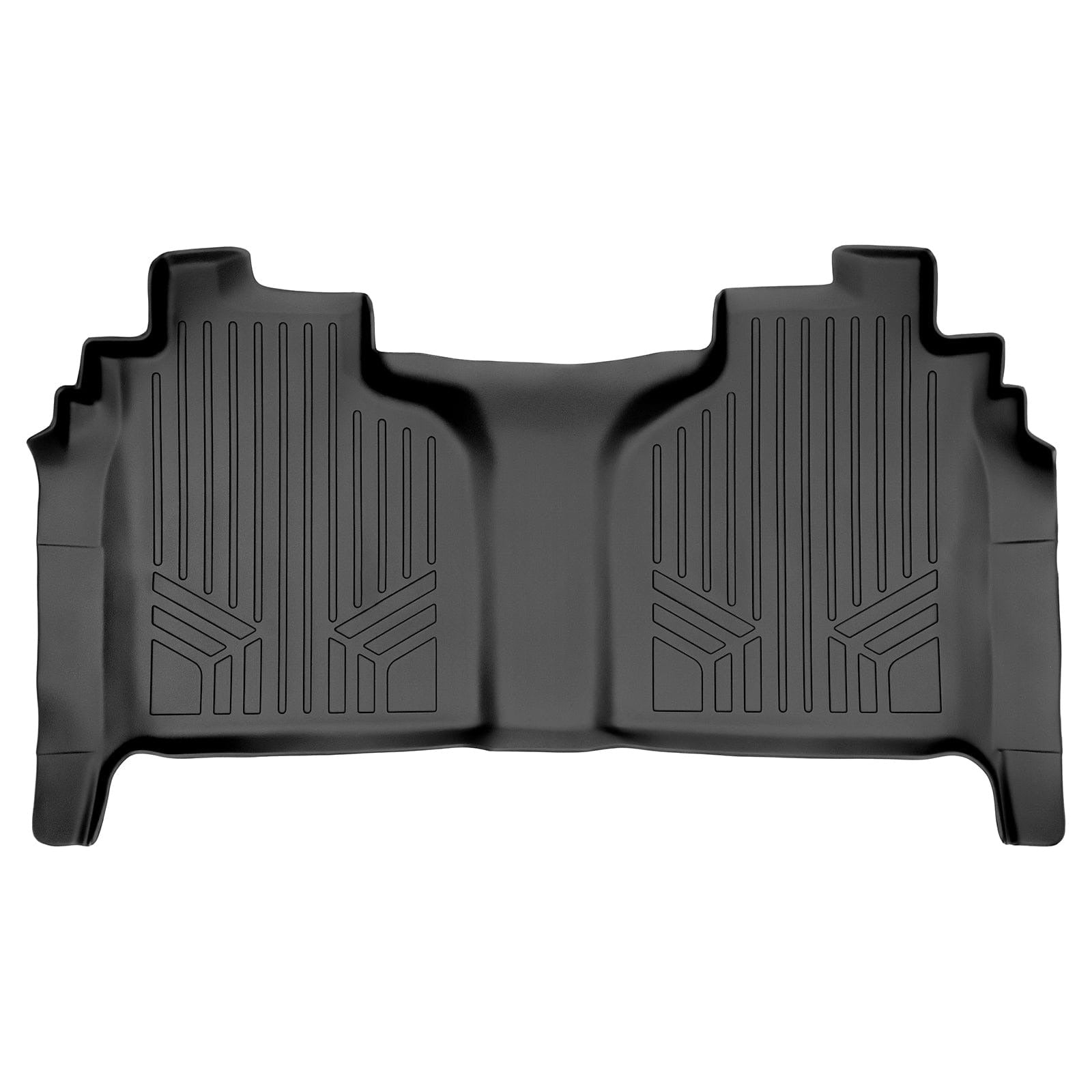 SMARTLINER Floor Liners for 2020-2026 Chevy Silverado 2500 HD | 3500 HD (Crew Cab|Vinyl|(1st Row Bench)|(No OTH)|[2nd Row Storage]