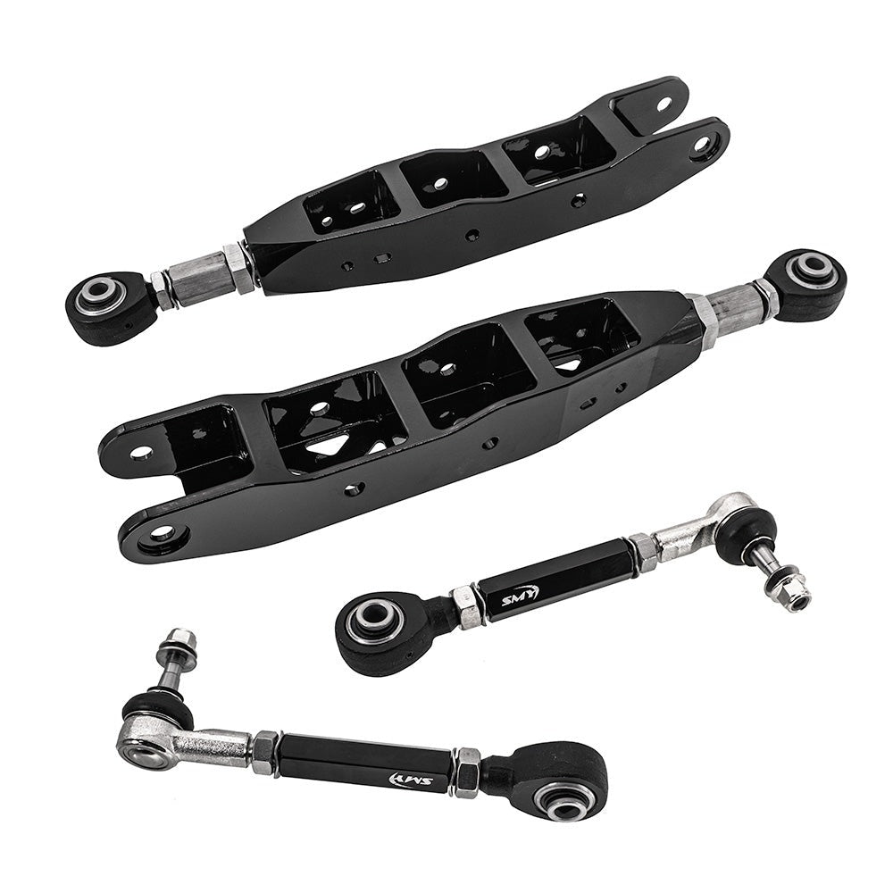 SMY Pillow Ball CNC Aluminum Adjustable Rear Control Arm / Toe Kit - 2008-2026 Subaru WRX / 2008-2021 STI / 2013-24 BRZ