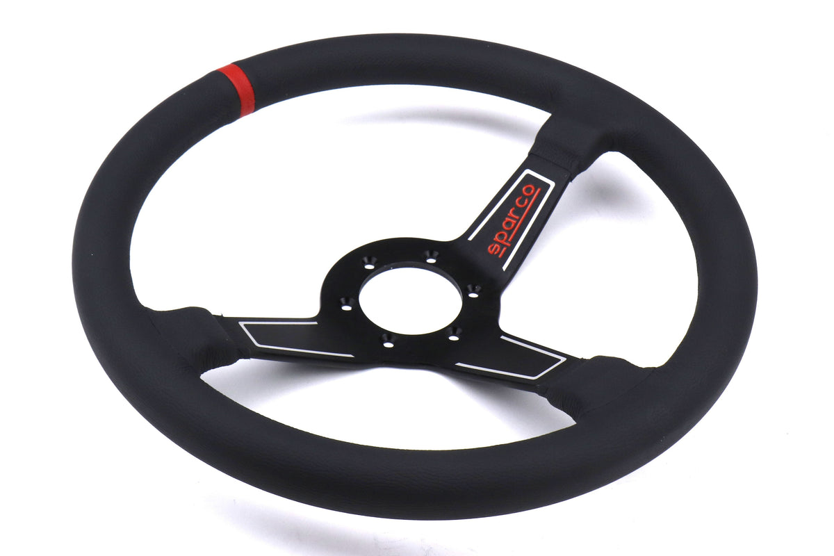 Sparco L575 Monza Leather Steering Wheel - Universal