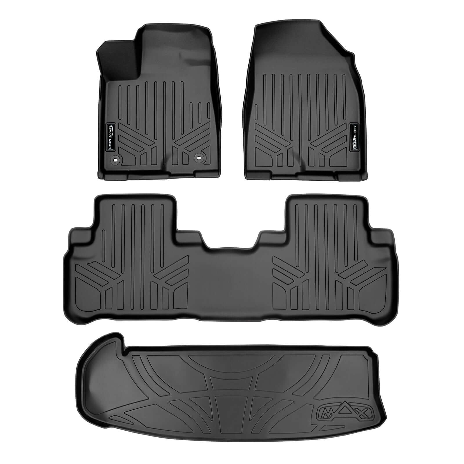SMARTLINER Custom Fit Floor Liners For 2014-2019 Toyota Highlander
