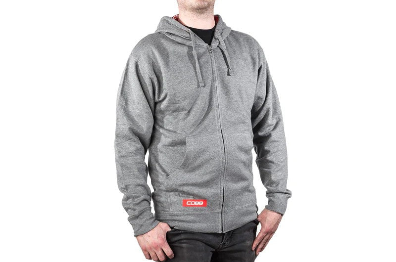 COBB Grey Zip Hoodie - Size M