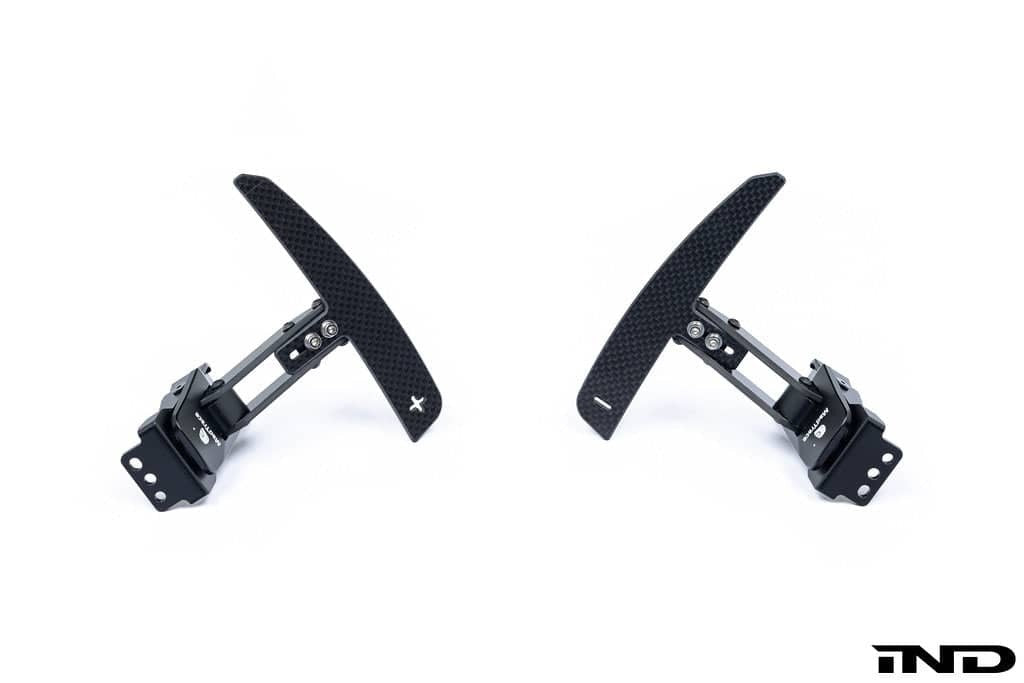 JQ Werks / MadTrace Porsche Clubsport Magnetic Shift Paddle Set - Carbon