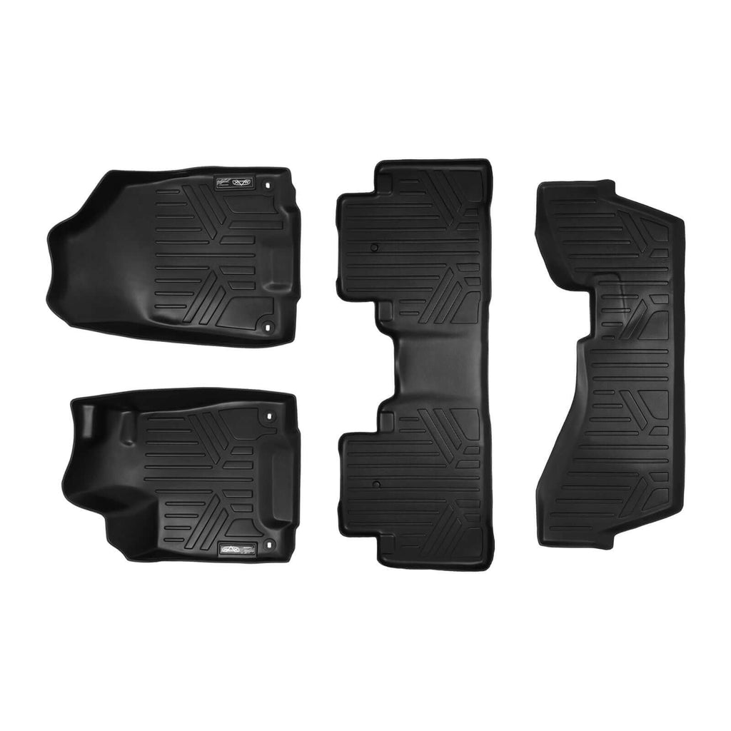 SMARTLINER Floor Liners for 2014-2020 Acura MDX (2nd Row Bench) (No Hybrid)