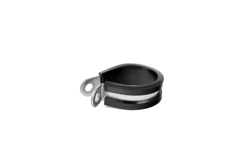 HPS Stainless Steel Cushion Loop Clamp for Tube, Wire and Hose, Black Rubber EPDM
