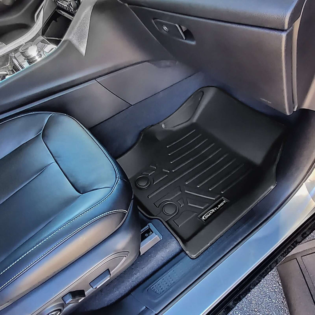 SMARTLINER Floor Liners for 2021-2026 Jeep Grand Cherokee L (2nd Row Bucket) With Center Console