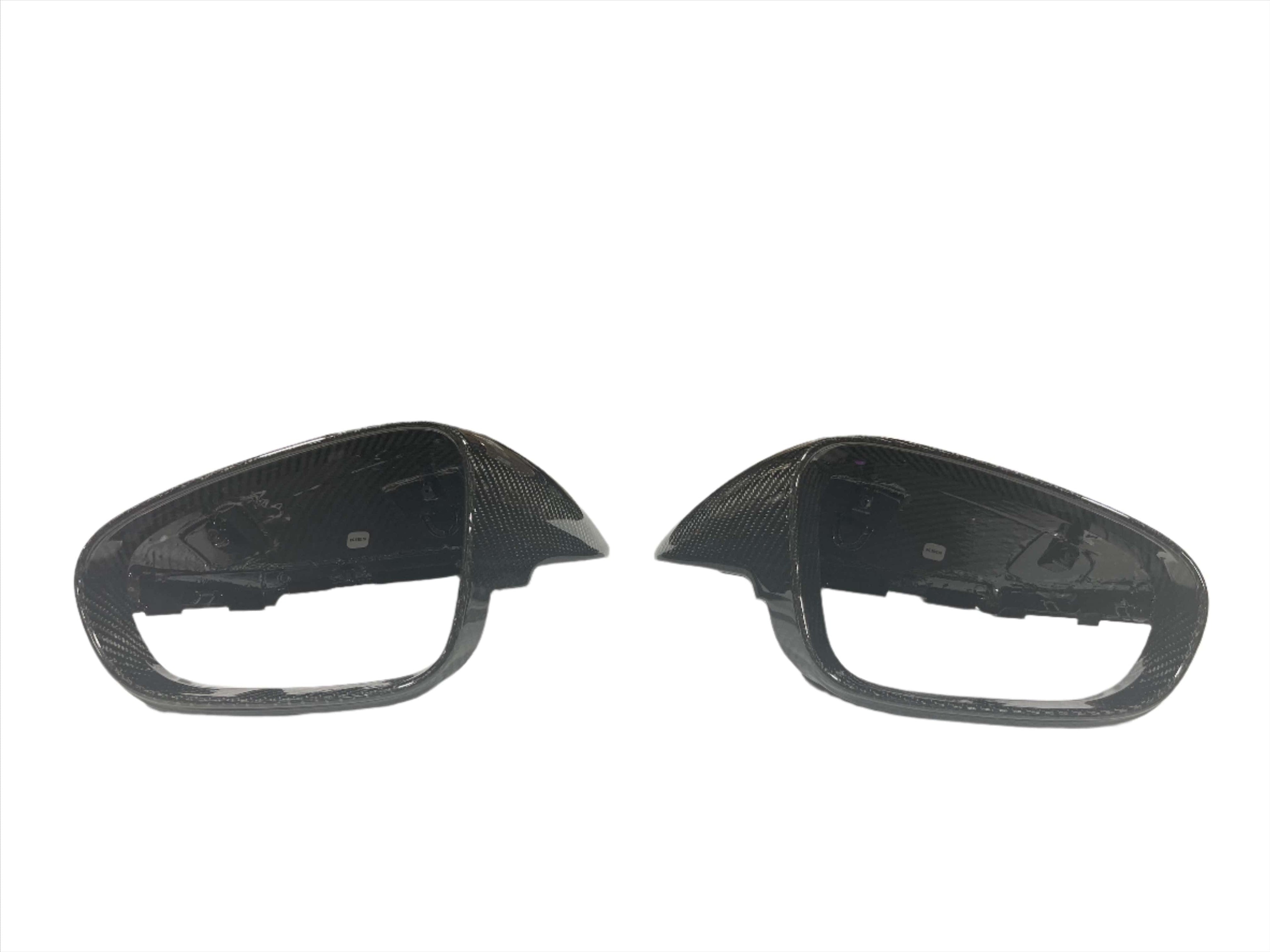 Kies Porsche 992 911 (2019-2024) Dry Carbon Fiber Gloss Mirror Cap Replacement