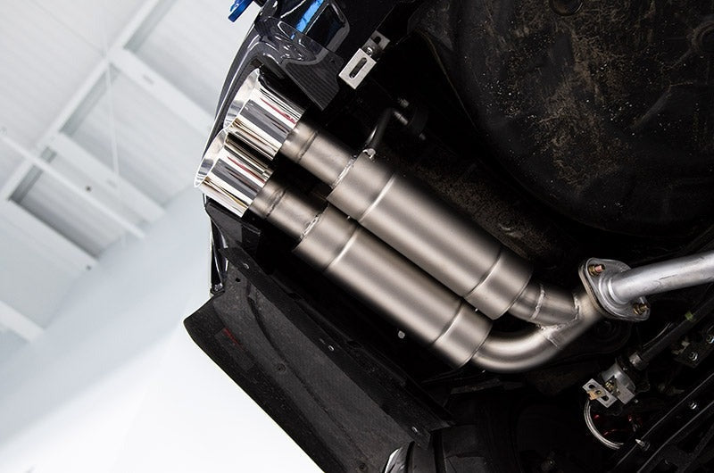 CP-E Austenite Axle Back Quad Mufflers 4in Titan Tips - 2015-2021 Subaru WRX / STI