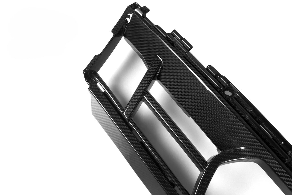 G05 X5 LCI SQ Style Dry Carbon Front Bumper Center Trim
