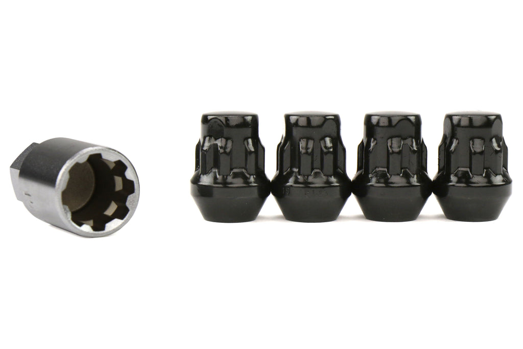 Project Kics Bull Lock Wheel Lock Set 17mm 12X1.25 Black - Universal