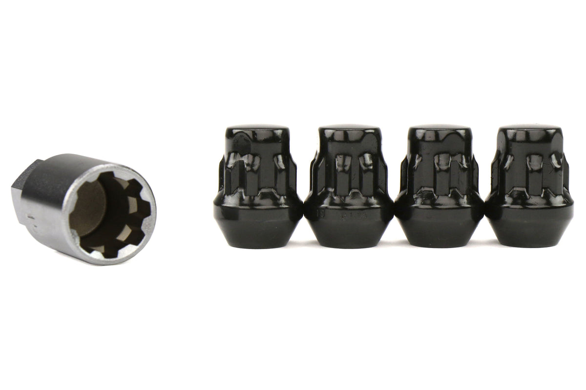 Project Kics Bull Lock Wheel Lock Set 17mm 12X1.25 Black - Universal